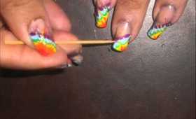 Rainbow Nail Art