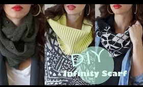 EASY DIY Infinity Scarf!!!