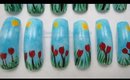 GNbL- Sunny Day with Tulips Nail Art
