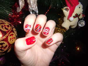 My christmas nails :)