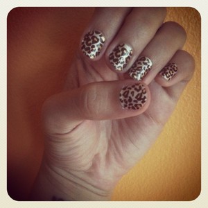 Kiss Nail Dress Fashion Strips - Cheetah Print