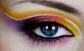 Color Burst Makeup Tutorial / Макияж: Всплеск Цветов