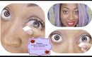How To Apply Contacts Super Easy ft Pinkyparadise Vassen Grayish Blue Contacts