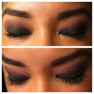 the color in the crease is Bobbi Brown Ultra Violet, but it is not in the list of shade options under Products Used.