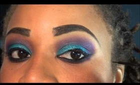 Tenacious Teal makeup tutorial