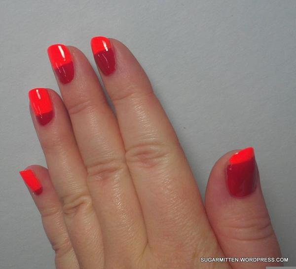 Color Blocking with Orange and Red | Amy S.'s (SugarMitten) Photo ...