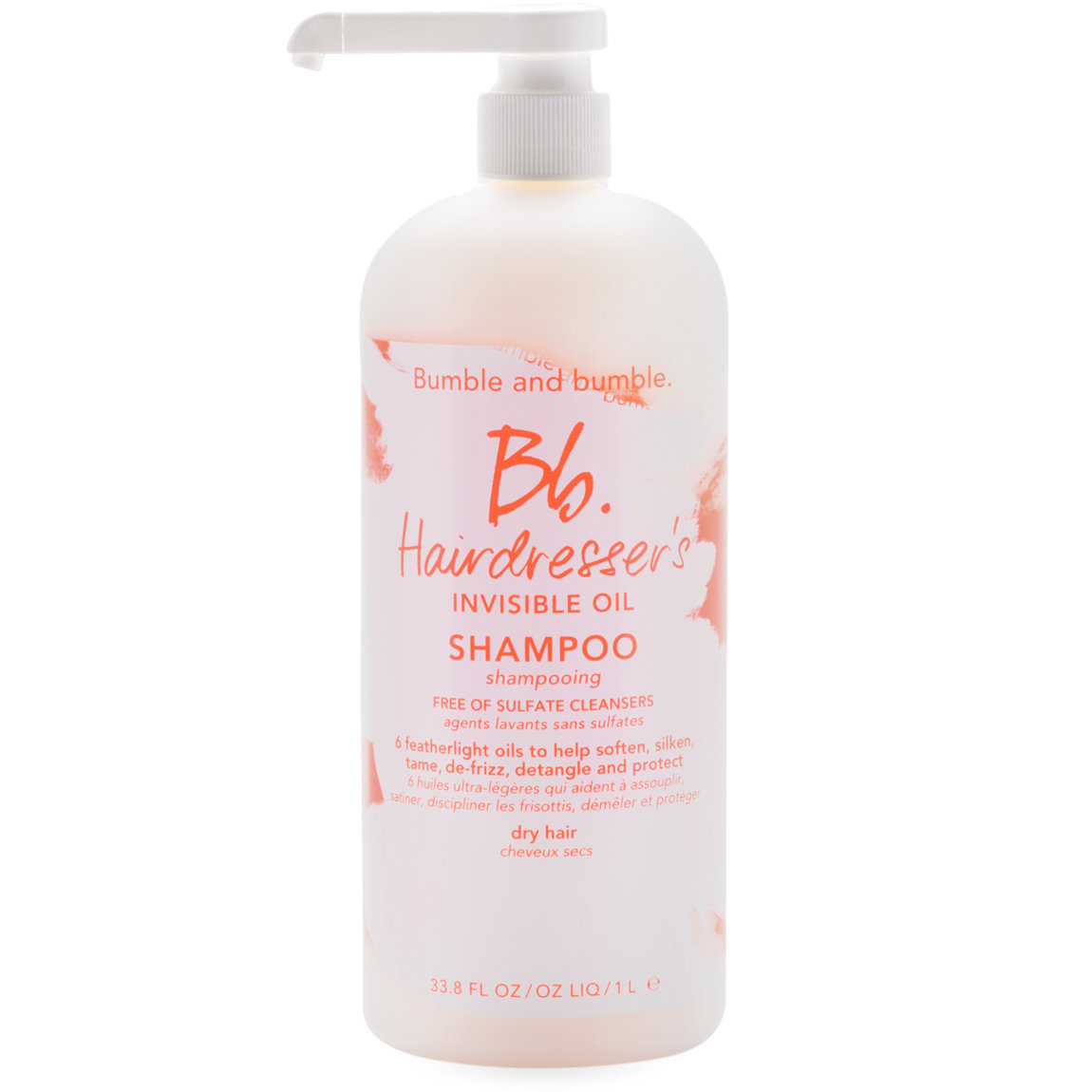 Bumble and bumble. Hairdresser's Invisible Oil Shampoo 1 L alternative view 1 - product swatch.