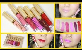 STILA ETERNALLY YOURS LIQUID LIPSTICK HOLIDAY SET  | SWATCHES & FIRST IMPRESSION