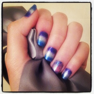 Join the bandwagon and create gradient nails ;D
