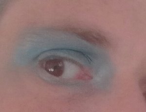I was just playing around seeing if I could create a look with just the Platinum Ice Palette and Blue Blood Palettes.