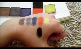 INGLOT Eyeshadow Finishes & Differences