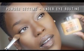 Ben Nye Under Eye Highlight  + How to Set foundation