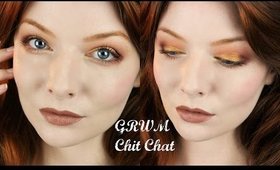 Chit Chat | GRWM, Makeup Geek "Flame On" Look