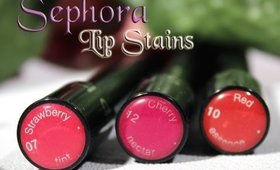 Sephora Lip Stains Swatches & My Thoughts