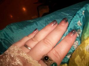 My polish for one of our recent large dance events. Sort of Victorian meets Roaring 20s inspired.