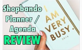 Ban.do Planner Agenda Review 2015-2016