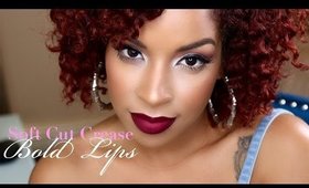 Makeup Look | Subtle Cut Crease and a Bold Lip | Beauty By Lee