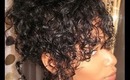 Natural Curly Hair  Messy Bun