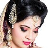 Engagement Makeup on Indian Bride