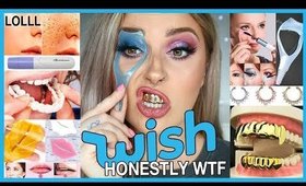TRYING WISH GADGETS 🤔 Gold Teeth, Pore Vaccum & More!