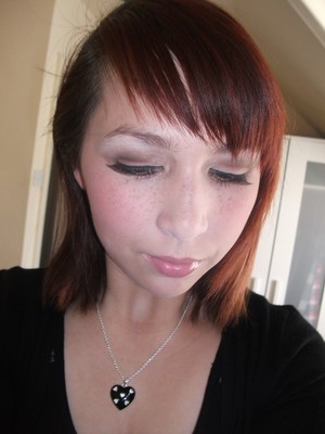 A more natural approach minus the false lashes :P