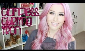 How to: Curl hair using 1.5" Clamp-less Iron + Apply Extensions