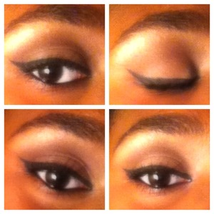 After a lot of practice I think I've mastered the winged eyeliner!