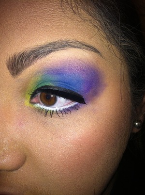Rainbow mermaid eye 