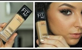 Maybelline Fit Me Dewy & Smooth Foundation First Impressions Review ♥