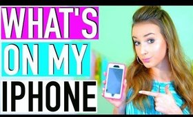 What's On My iPhone 6s 2016! + How To Screen Record An iPhone & How I Edit My Instagram Photos!