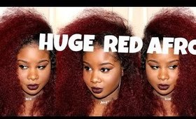 HUGE Red Afro ♡