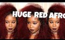 HUGE Red Afro ♡