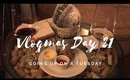 VLOGMAS 2016 DAY 21: Two Glasses of Wine & Realtime Empties