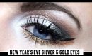 New Year's Eve Silver & Gold Eye Tutorial