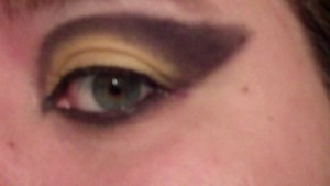 Tanya from mortal kombat inspired eye makeup (open )