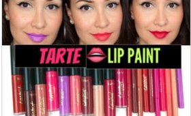SWATCHES: Tarte Lip Paints