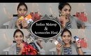 Indian Makeup & Accessories Haul | Lakme, Colorbar Makeup & More