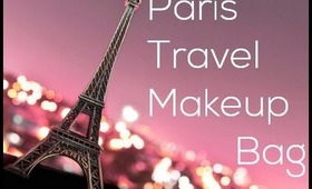 Paris Travel Makeup Bag