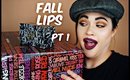 Fall 2018 Lip Picks Part 1 Urban Decay CoverGirl Melt Cosmetics and more Cotton Tolly