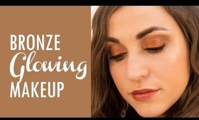 Bronze Glow Makeup Look