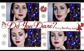 Do You Dare? Smokey Grey & Red Lips