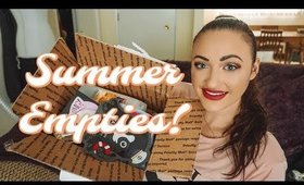 HUGE DECLUTTER! | My Summer Empties | Skincare, Makeup, ect...