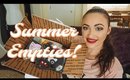 HUGE DECLUTTER! | My Summer Empties | Skincare, Makeup, ect...