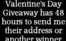 The Valentines Day Winner Is....