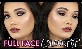 FULL FACE Colourpop Cosmetics Makeup Tutorial | COLOURPOP WEEK