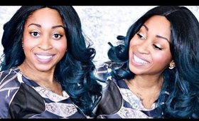 NYE Ready Hair! Bobbi Boss Yvetra Wig TT1B Green  ♡  | Epic Wig Tutorial - Hairsofly