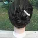 French seashell braided bun!
