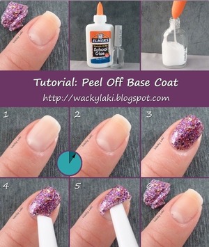 How to get that hard glitter nail polish off 