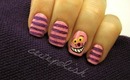 Fuzzy Cheshire Cat Nails!