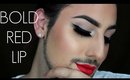 Classic Cat Eye & Bold Red Lip | Fall Makeup Tutorial